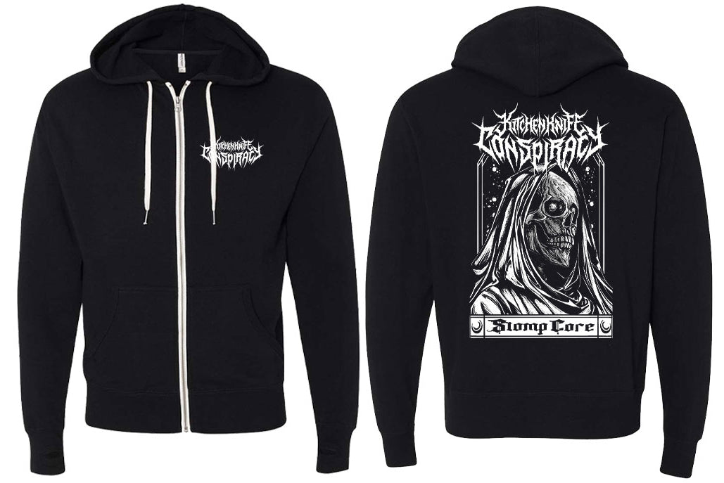 KKC Skull Zip Up Hoodie